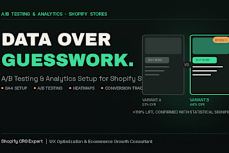 set up accurate ab testing and analytics tracking for your peptide store