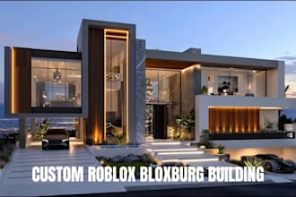 auto build aesthetic custom bloxburg house mansion roblox fast expert builder
