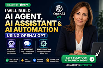 build ai agent,  and ai automation  using openai gpt