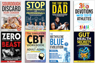do minimalist book cover design, kindle book cover and nonfiction book cover
