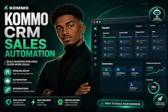 set up and automate your kommo CRM with whatsapp and telegram integration