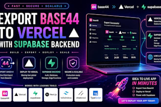 export base44 to vercel with supabase backend deploy base44 to vercel supabase
