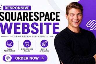 build squarespace website design, squarespace redesign website developmenent
