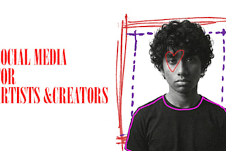 create a social media branding kit for artists and creators