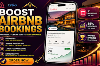 do airbnb promotion, airbnb listing SEO, vrbo marketing to boost bookings