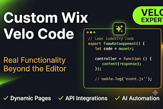 add custom velo code and ai features to your wix studio site