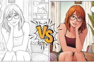 be your professional comic book colorist for comics graphic novels and webtoons