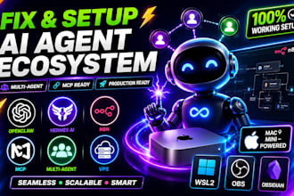 fix setup openclaw hermes ai agent n8n mcp multiagent vps mac mini wsl2 obsidian