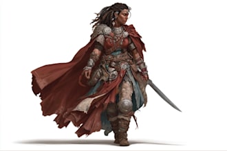 illustrate your custom dnd character portrait
