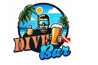 design a professional bar logo for your pub, lounge