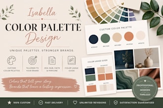 color  palette  service for your brrand