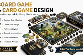 do board game design and custom board game prototype design