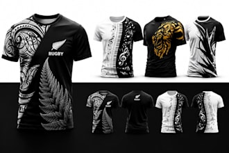 design realistic 3d t shirt mockup for your clothing brand