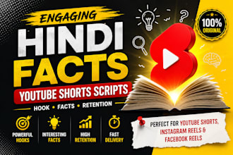 write viral hindi facts scripts for youtube shorts