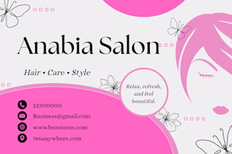 create unique luxury and minimalist business card design