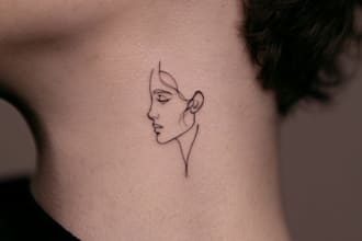 create your ideal minimalist or fine line tattoo design