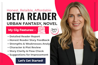 beta read your contemporary romance novel romance beta reader urban fantasy