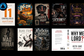 make cool book cover of any kind