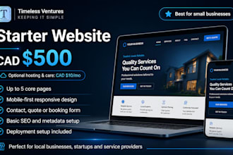 design a fast and responsive website experience that will close deals for you