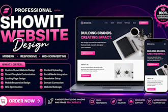 design showit website redesign wix website showit template, customize showit SEO
