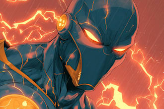 illustrate superhero comic art for books and posters