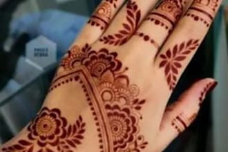 design beautiful henna patterns for you