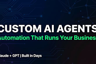 build n8n automation, make com workflow, or custom ai agent