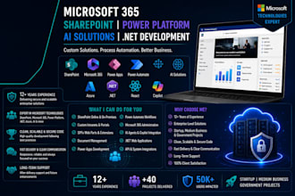 build and customize microsoft 365, sharepoint, power platform apps