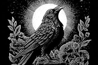 create amazing illustrations in linocut style