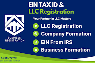 do llc registration in the US and a legit ein number