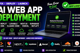 fix deploy replit lovable nextjs supabase dns claude code web app vercel netlify