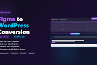 convert figma design to pixel perfect wordpress website