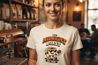 design custom retro merch for your business