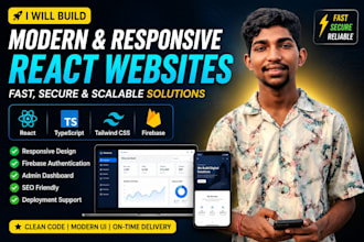build a responsive react websiteq