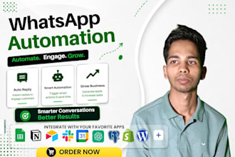 build custom whatsapp chatbot  and whatsapp  automation
