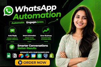 build custom whatsapp chatbot  and whatsapp  automation