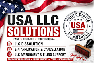 us llc dissolution, close llc, ein cancellation, delaware company dissolution