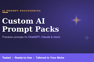 create a custom ai prompt pack for chatgpt and claude
