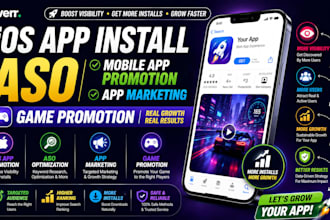 do IOS app install, aso mobile app promotion, app marketing, game promotion