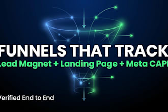 build a gohighlevel sales funnel, landing page, and ad tracking