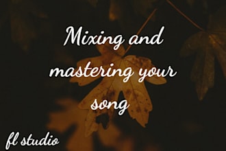 do mixing and mastering songs in 24 hours
