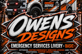create custom emergency services liveries
