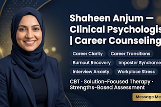provide expert career counseling