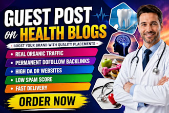 publish high da health guest post with dofollow health backlinks