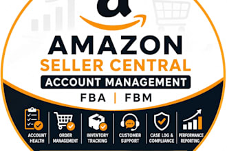 manage your amazon seller central account and fba fbm