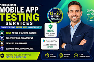 do app testing and website testing QA, iphone, ipad android user testing