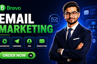 setup brevo email marketing automation, campaigns, CRM and newsletters