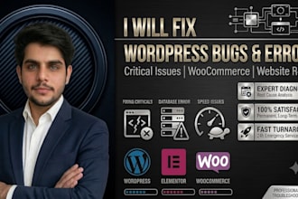 fix your wordpress website issue fast and reliably
