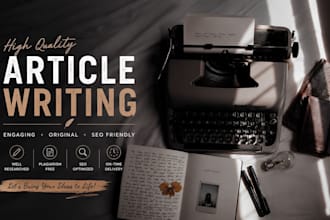 write english and arabic articles