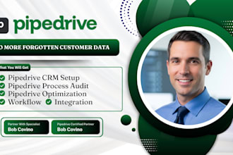 be your pipedrive CRM setup expert